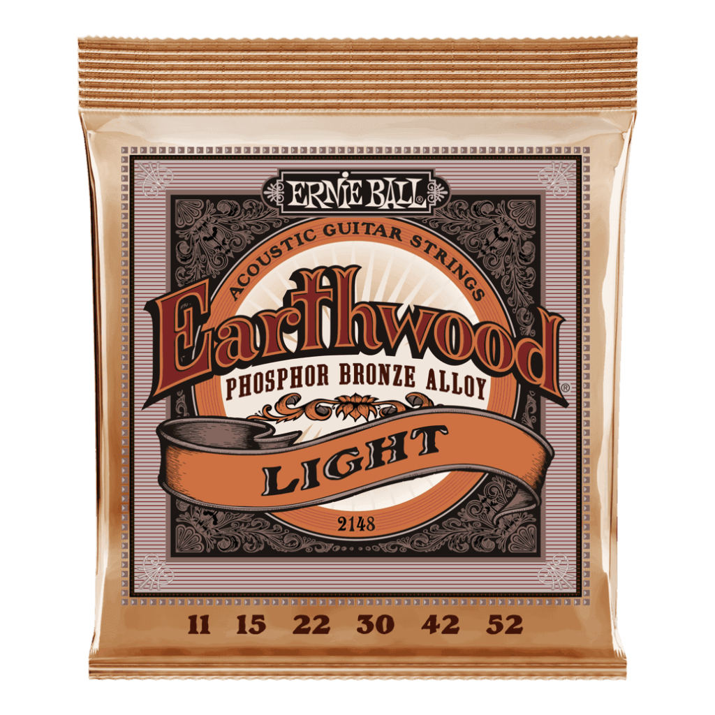 Ernie Ball - Earthwood Light Phosphor Bronze Alloy Acoustic Guitar Strings