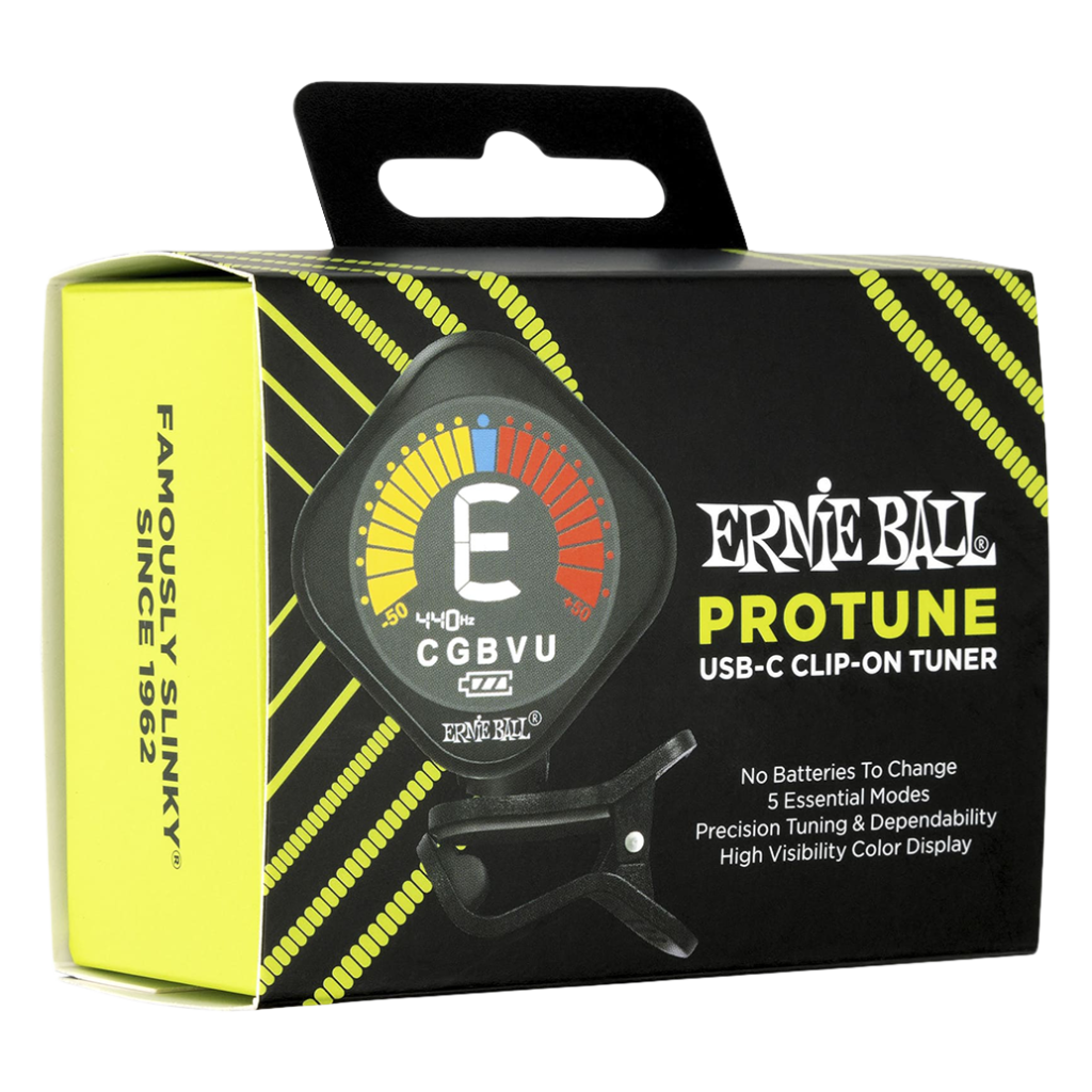 Ernie Ball - ProTune USB-C Rechargeable Clip-On Tuner