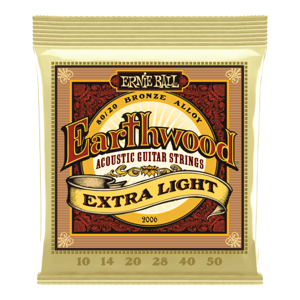 Ernie Ball - Earthwood Extra Light Acoustic Guitar Strings